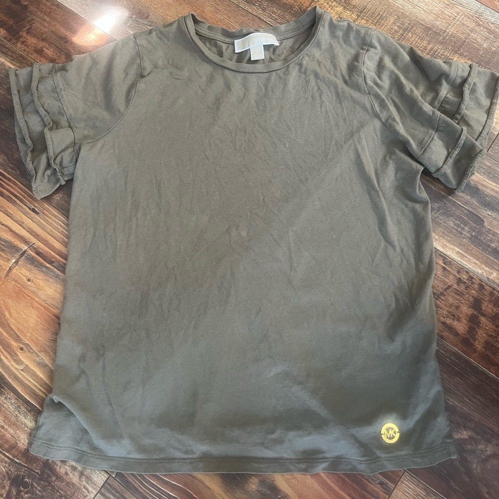 Michael Kors Olive Green Short Sleeve Tee
